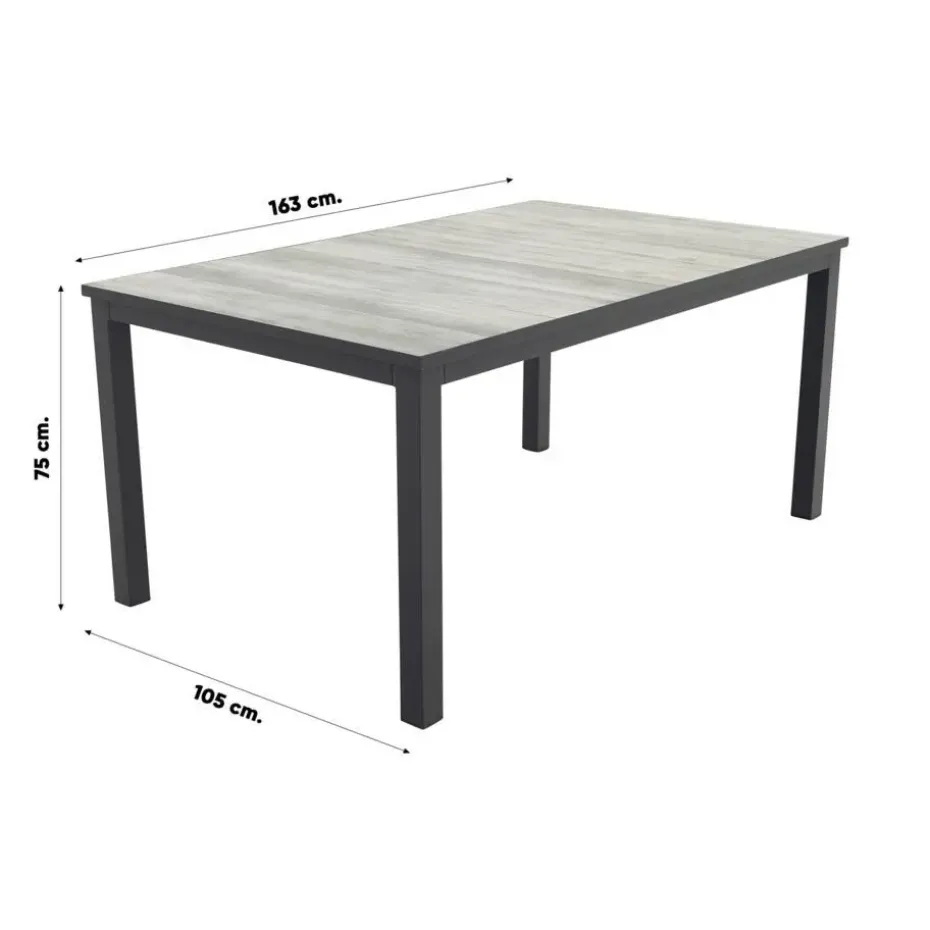 Hartman Napoli/Comino verstelbare tuinset (5-delig) - 163x105 cm
