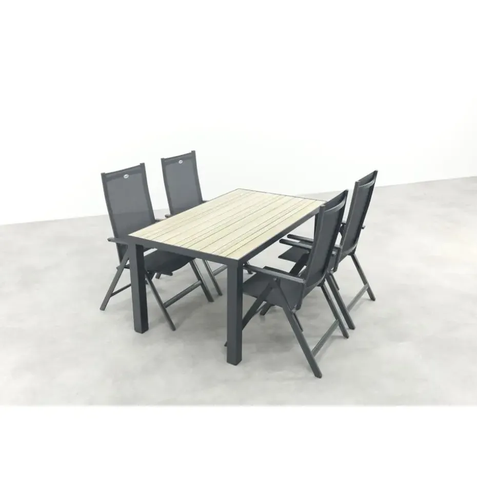 Hartman Napoli/Nola verstelbare tuinset 160x90 cm