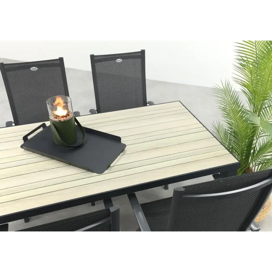Hartman Napoli/Nola verstelbare tuinset 160x90 cm