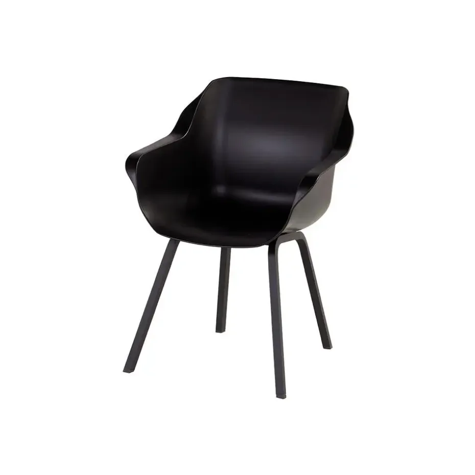 Hartman Sophie Element dining armstoel- Carbon black - 4 st.