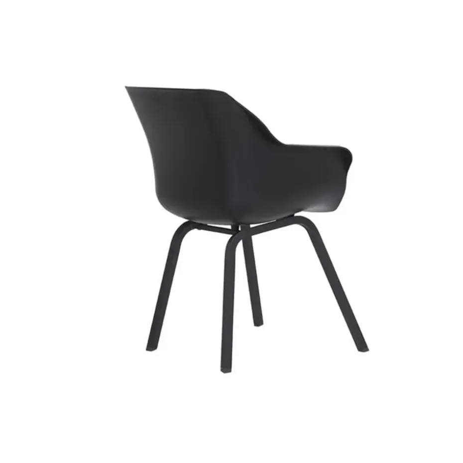 Hartman Sophie Element dining armstoel- Carbon black - 4 st.