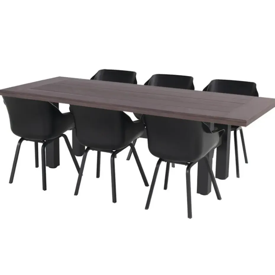 Hartman Sophie Element dining armstoel- Carbon black - 4 st.