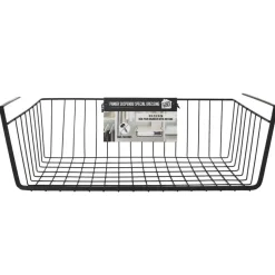 HDF Hangmand voor kast - metaal - 40 x 26 x 14 cm - zwart