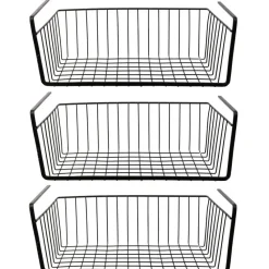HDF Hangmand voor kast - metaal - 40 x 26 x 14 cm - zwart