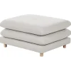 HEDEN - Ottomaan - Beige - Polyester