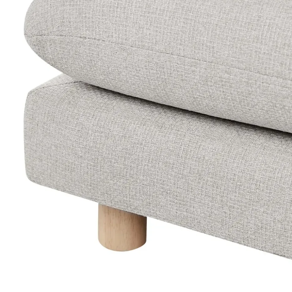 HEDEN - Ottomaan - Beige - Polyester