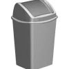 Hega Hogar Vuilnisbak - grijs - 25 l - 53 cm