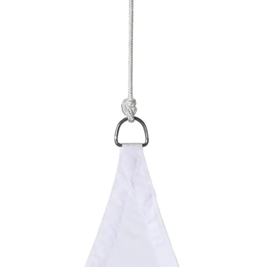 Hesperide Schaduwdoek Curacao - driehoekig - wit - 2 x 2 m