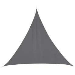 Hesperide Schaduwdoek Curacao - driehoekig - grijs - 4x4m