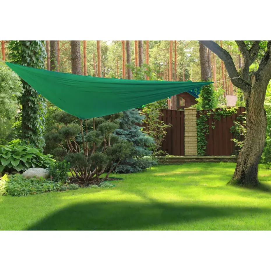 Hesperide Schaduwdoek Curacao - driehoekig - mint groen - 2 x 2 m