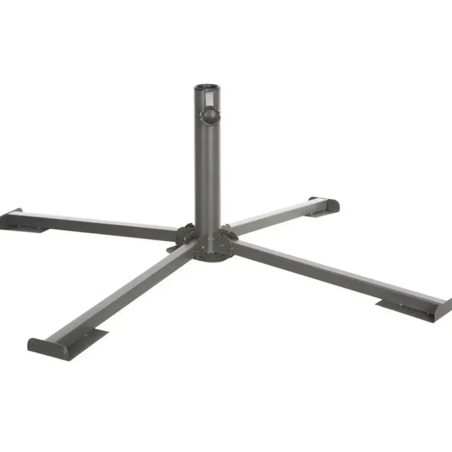 Hespiride parasolvoet/kruisvoet - metaal - 102 x 33 cm - 38/48 mm