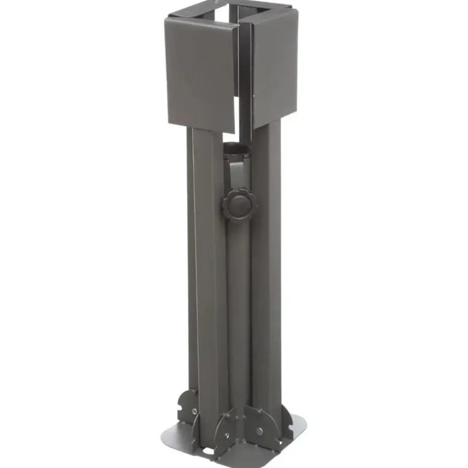 Hespiride parasolvoet/kruisvoet - metaal - 102 x 33 cm - 38/48 mm