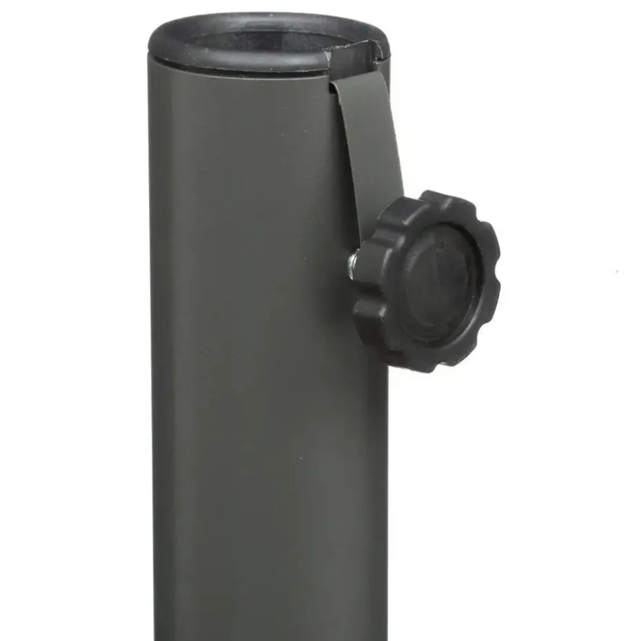 Hespiride parasolvoet/kruisvoet - metaal - 102 x 33 cm - 38/48 mm
