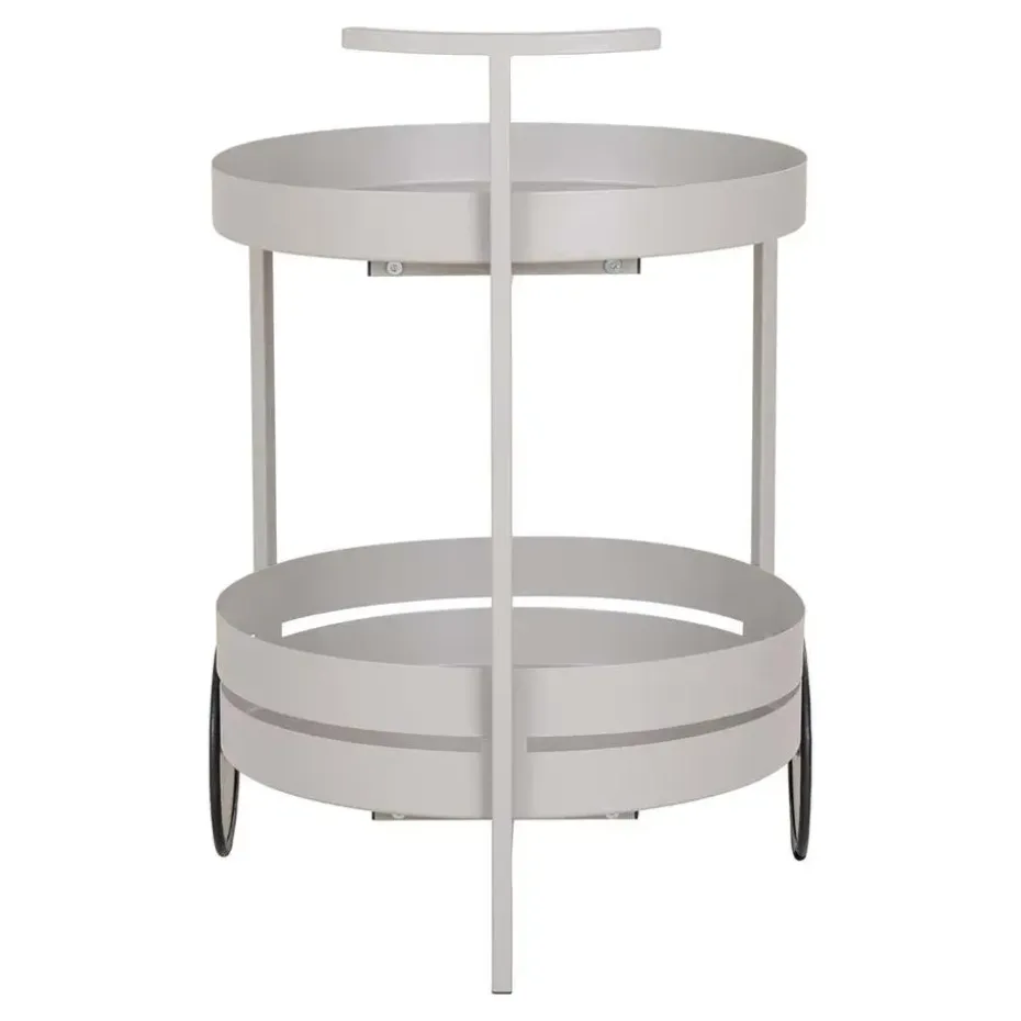 Hioshop Beja barwagen 2 planken grijs