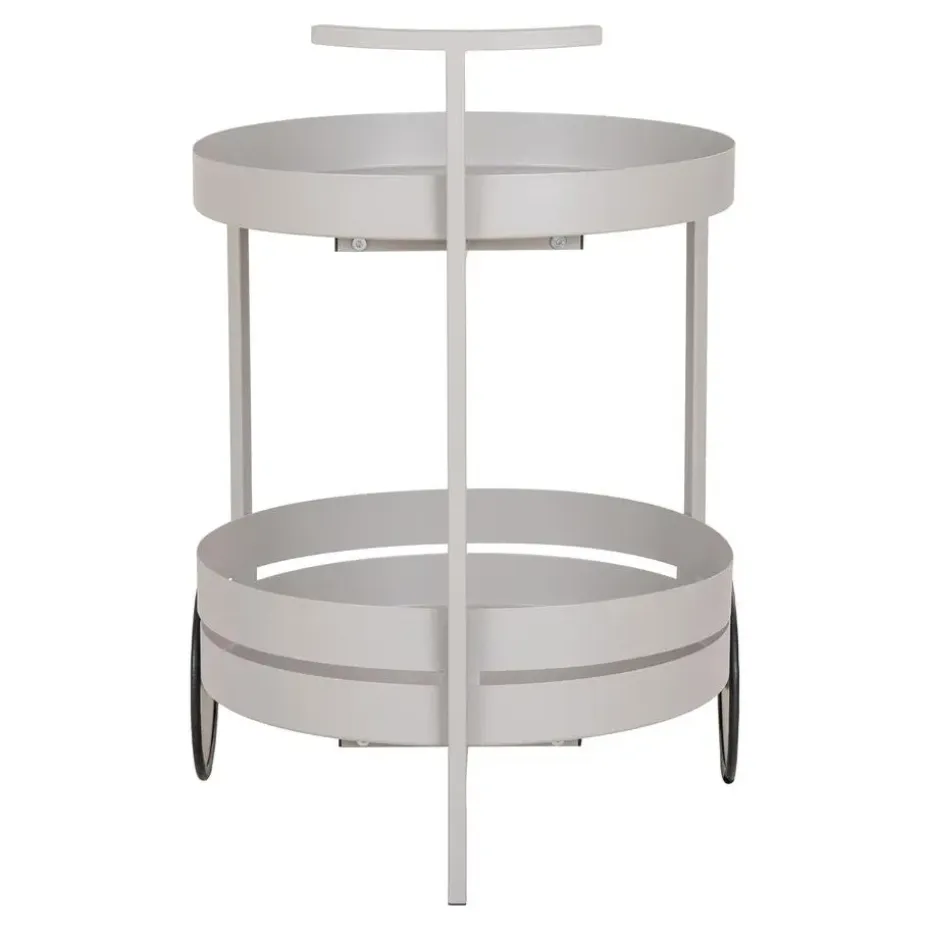 Hioshop Beja barwagen 2 planken grijs