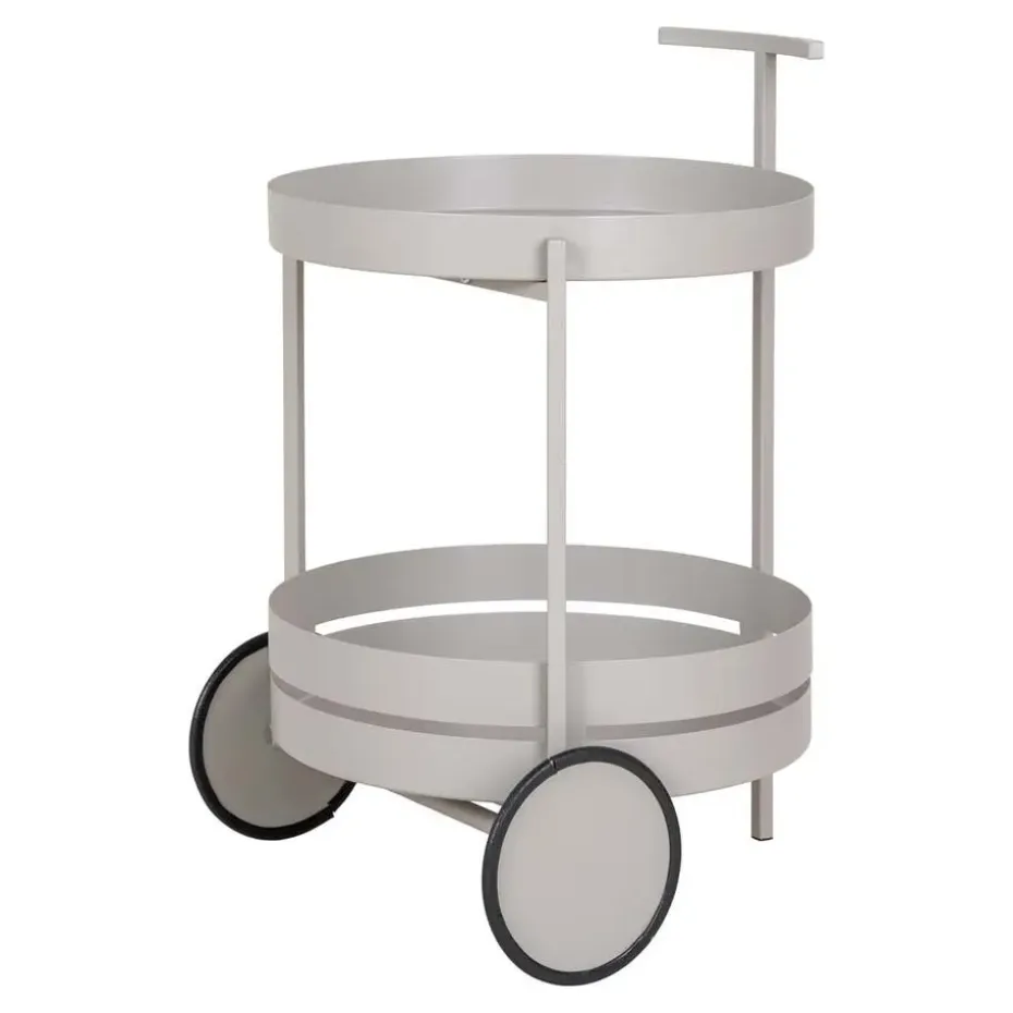 Hioshop Beja barwagen 2 planken grijs