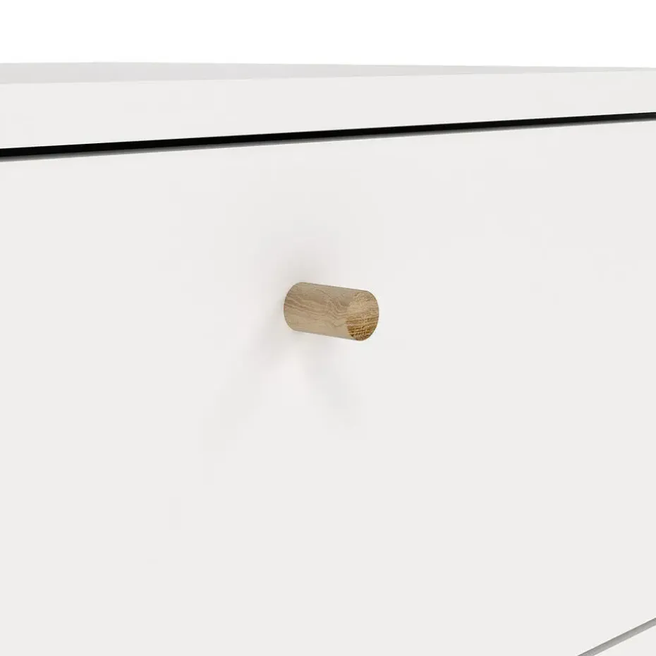 Hioshop Bodo kommode 5 lades wit