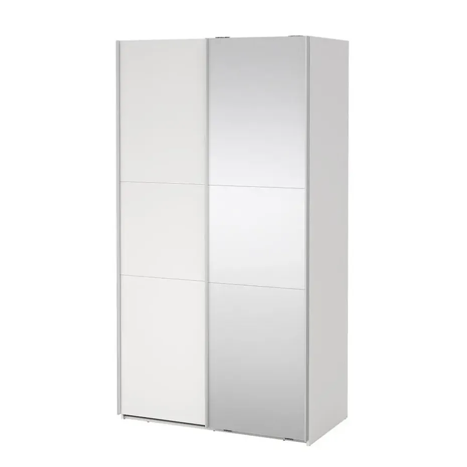 Hioshop Como schuifdeurkast 2 deuren 120x220cm wit