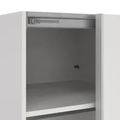 Hioshop Como schuifdeurkast 2 deuren 120x220cm wit