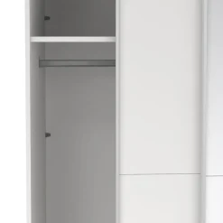 Hioshop Como schuifdeurkast 2 deuren 120x220cm wit