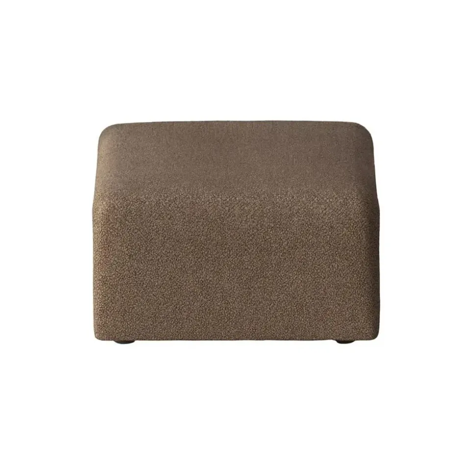 Hioshop Cubic poef bruin