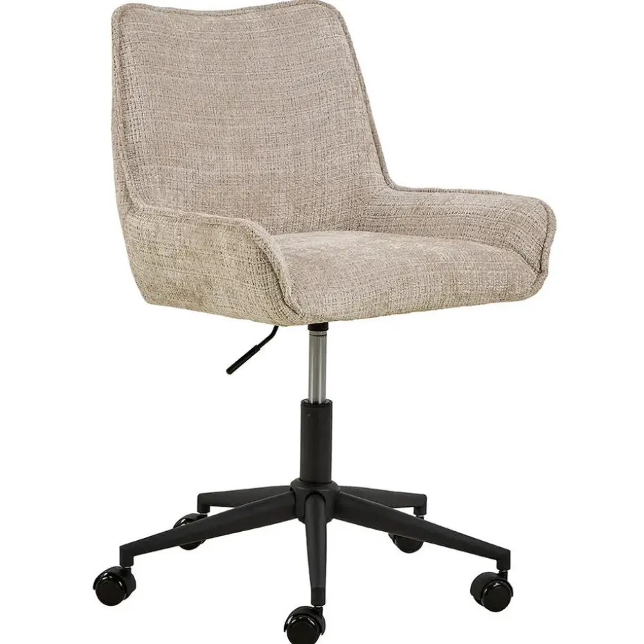 Hioshop Eddie kantoorstoel beige