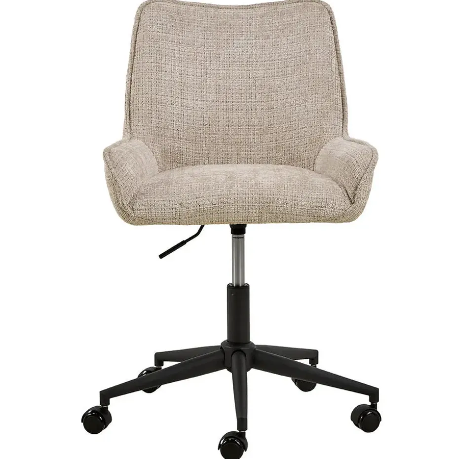 Hioshop Eddie kantoorstoel beige
