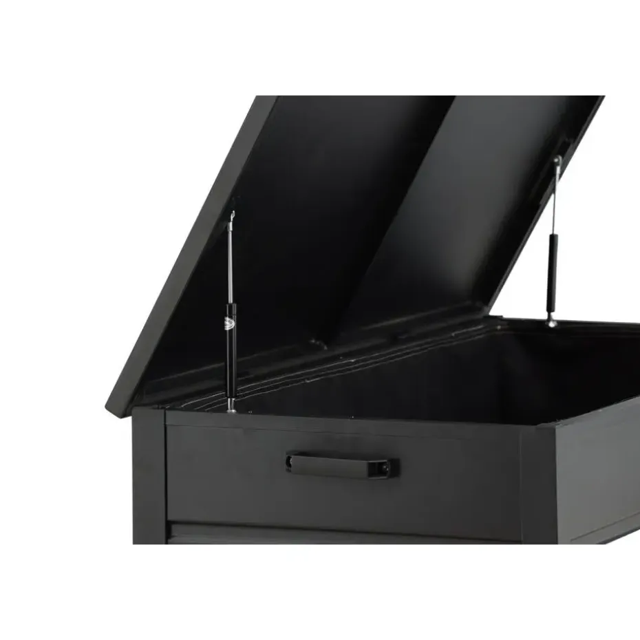 Hioshop Elsa opbergbox zwart