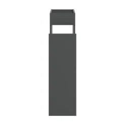 Hioshop Free badkamerkast 1 lade- 3 planken antraciet