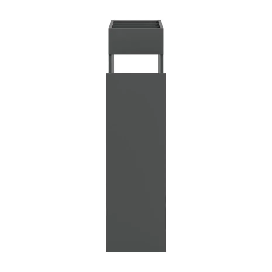 Hioshop Free badkamerkast 1 lade- 3 planken antraciet