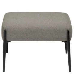 Hioshop Glam Dan-Form poef bouclé lichtbruin