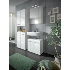 Hioshop Ice badkamer I65 wit hoogglans- wit
