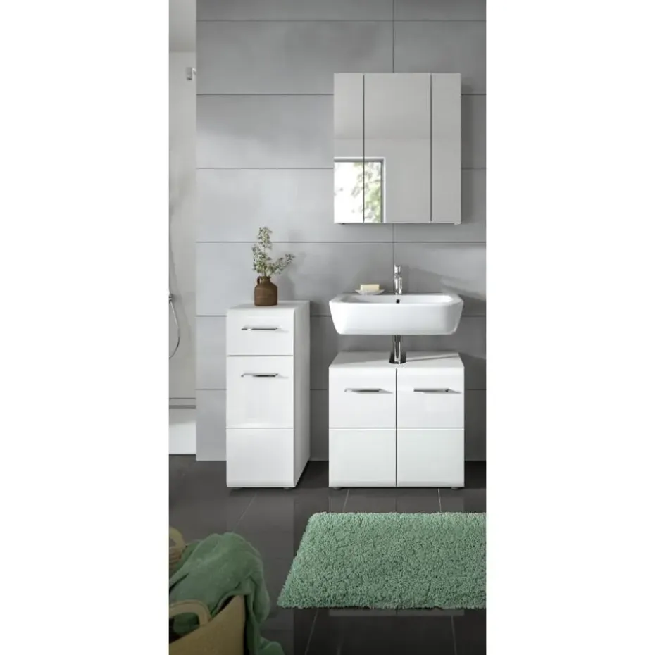 Hioshop Ice badkamer I76 wit hoogglans- wit