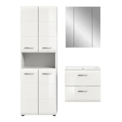 Hioshop Ice badkamer I55 wit hoogglans- wit