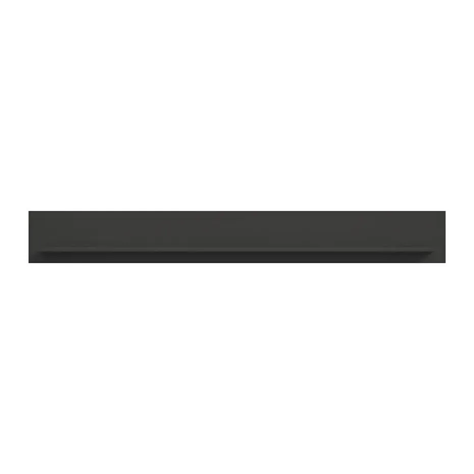 Hioshop Linea wandkast wandplank 1 plank mat grijs