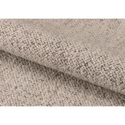 Hioshop London fauteuil recliner met voetenbank bouclé beige