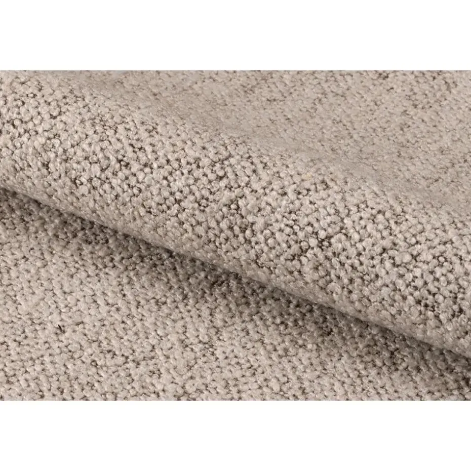 Hioshop London fauteuil recliner met voetenbank bouclé beige