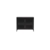 Hioshop Nett dressoir 4 deuren zwart