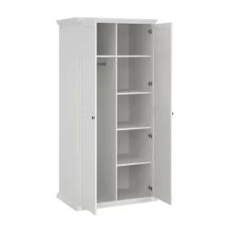 Hioshop North kledingkast 2 deuren wit