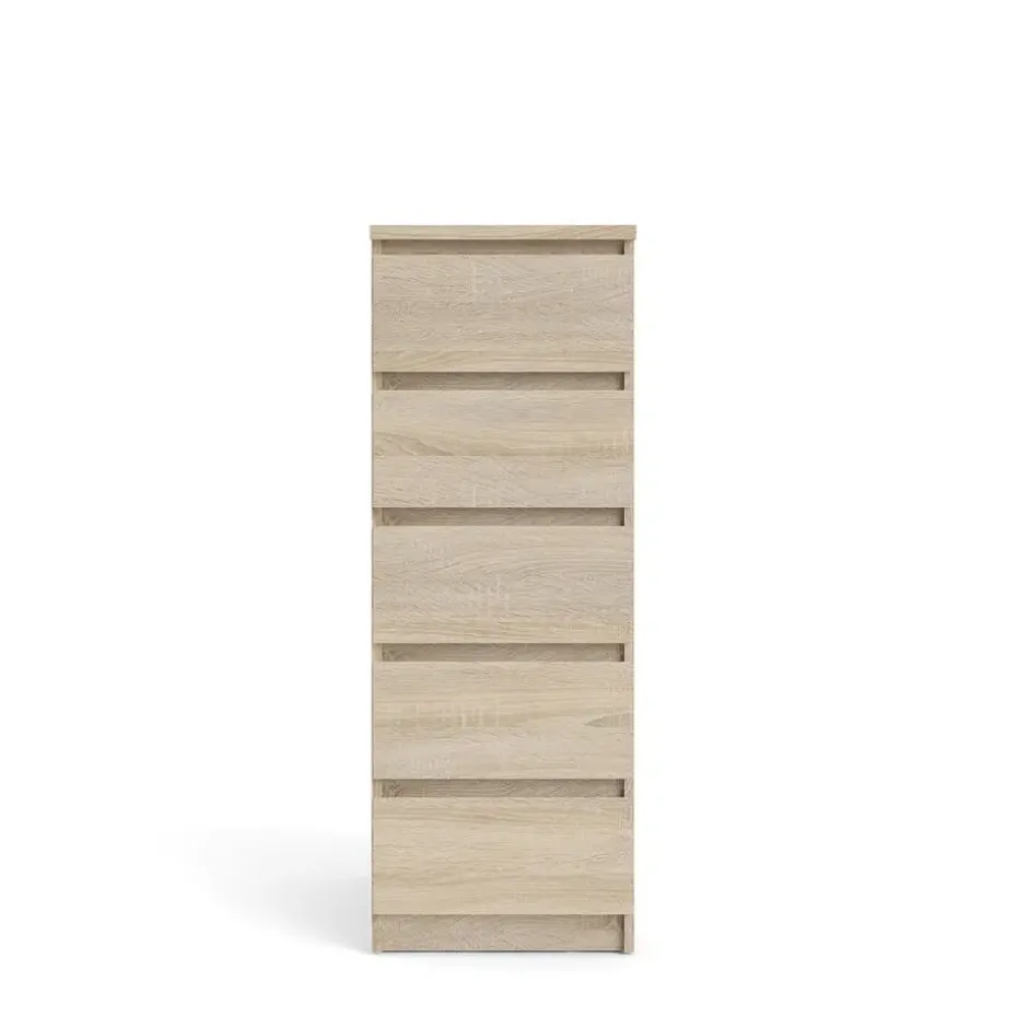 Hioshop Noulan commode 5 lades eiken decor