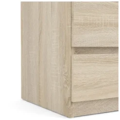 Hioshop Noulan commode 5 lades eiken decor