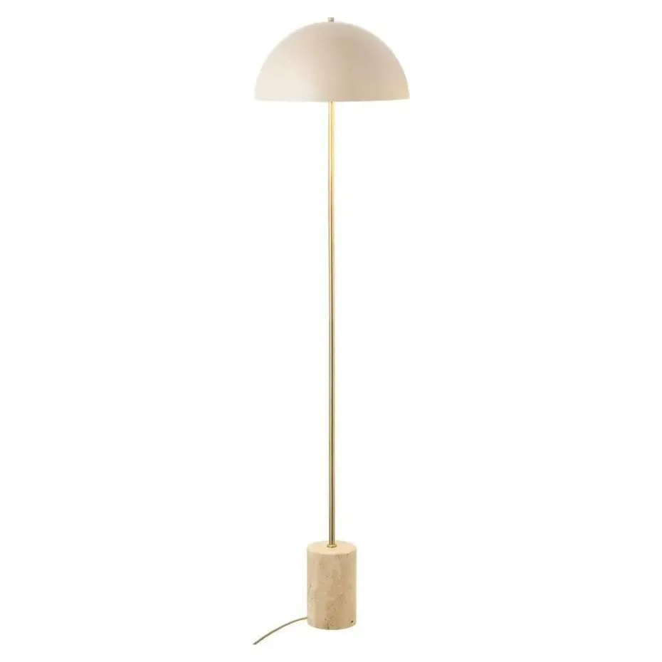 Hioshop Olea vloerlamp beige