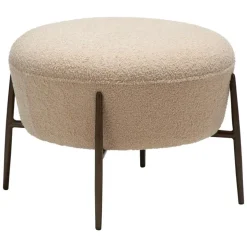 Hioshop Orbit Dan-Form poef bouclé offwhite