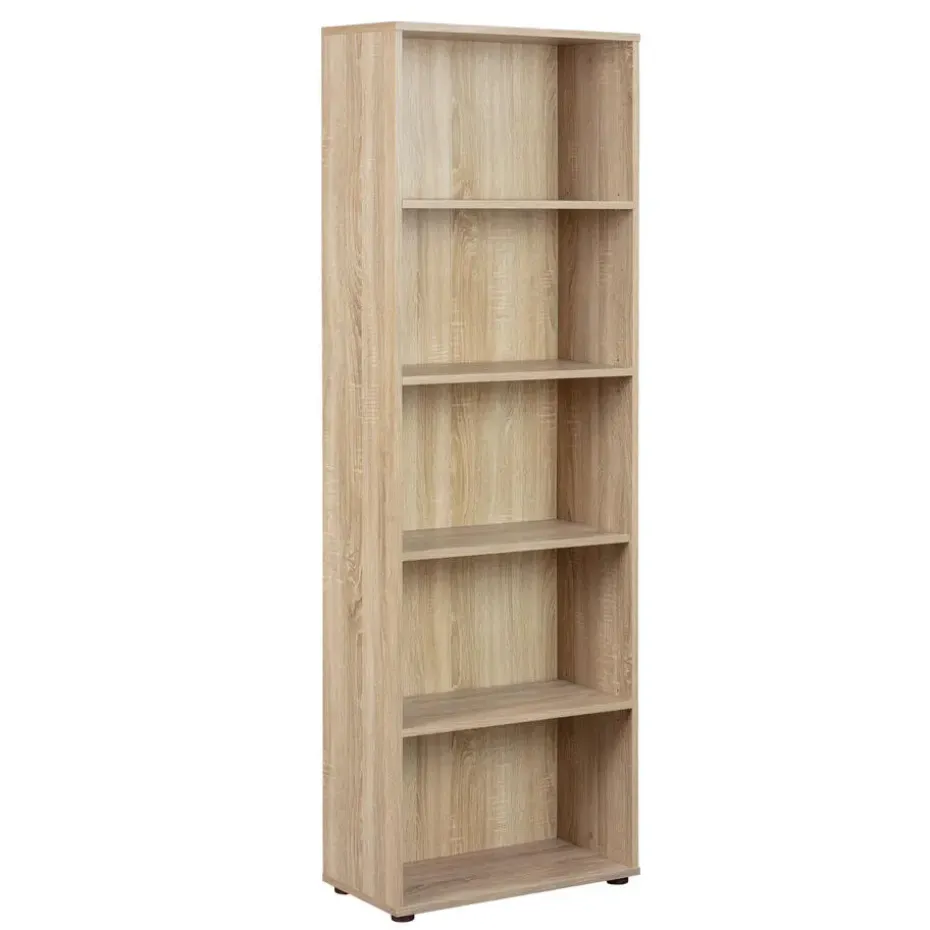 Hioshop Parim wandkast 5 ruimtes Sonoma eiken decor