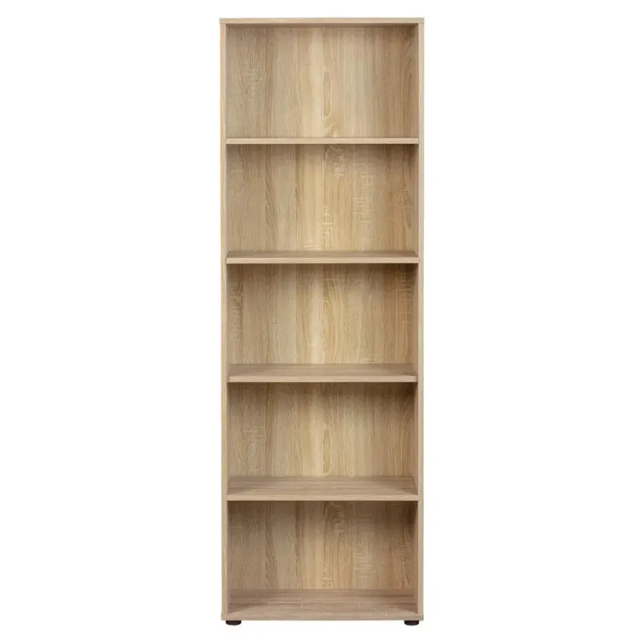 Hioshop Parim wandkast 5 ruimtes Sonoma eiken decor