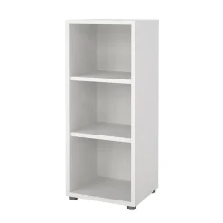 Hioshop Prima wandkast 3 vakken wit