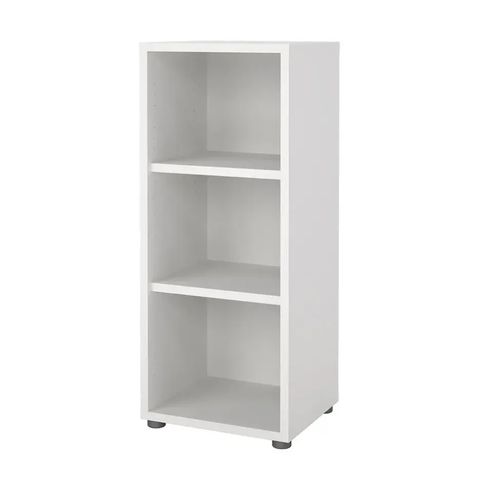 Hioshop Prima wandkast 3 vakken wit