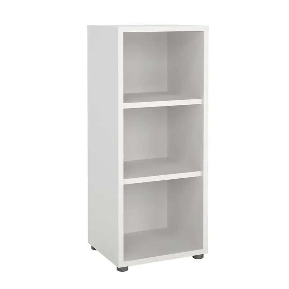 Hioshop Prima wandkast 3 vakken wit