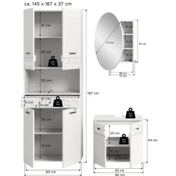Hioshop Prisma badkamer P3 wit
