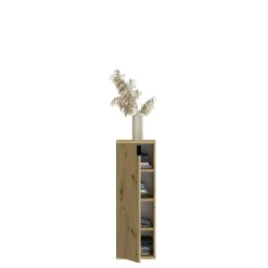 Hioshop ProjektX kommode 2+1 deuren 3 deuren eiken decor